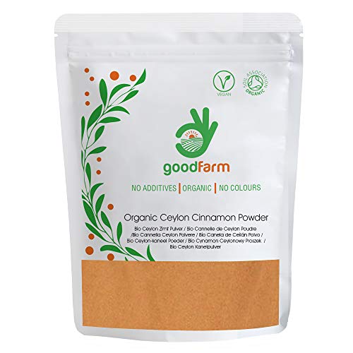 GoodFarm - Canela de Ceilán ecológica en polvo, 500 g