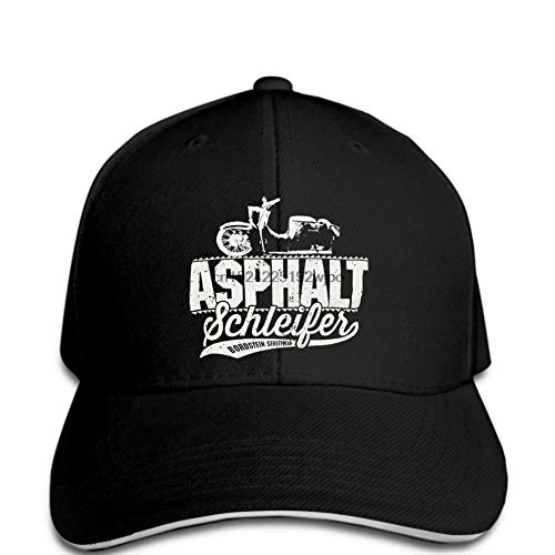 Gorra de béisbol Gorra de béisbol para Hombre bordillo Trago Molinillo de Asfalto Gorra de impresión Gorra impar Mujer