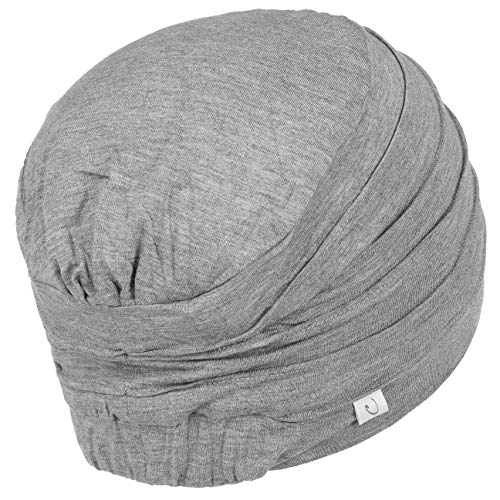 Gorro Yoga con bambú de color gris para quimioterapia