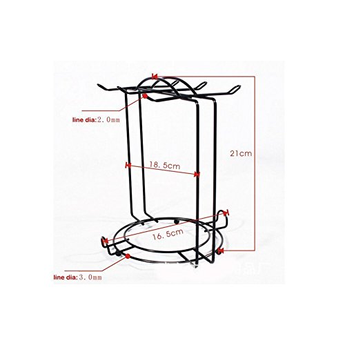 Gossip Boy - Soporte de alambre para organizar 6 platos o platillos y 6 tazas o tazas de café, juego de café