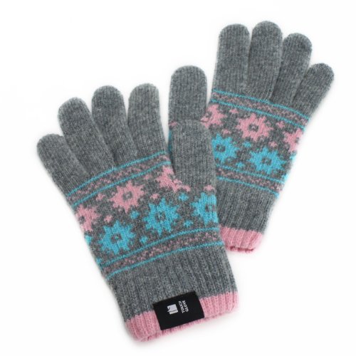 GreatShield Cozy Guantes de Pantalla táctil (pequeño/Mediano, Gris/Rosa/Azul)