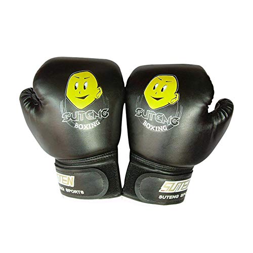 Guantes de boxeo de los niños de la PU Bolsa de boxeo Guantes de combate, guantes de boxeo Guantes de boxeo kickboxing único Moldeo esponja guarnición Guantes engrosamiento Mapa de boxeo for niños FAC