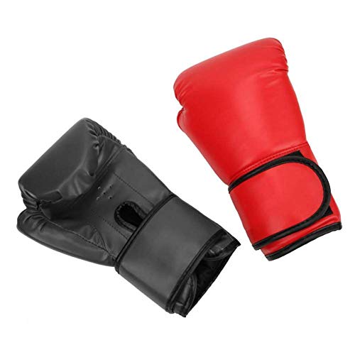 Guantes de boxeo Guantes de los niños, saco de boxeo for niños Niños Juventud, guantes de bolsa de arena pesada Pro Kickboxing Muay Thai mitones Formación Sparring FACAI ( Color : Red , Size : Adult )