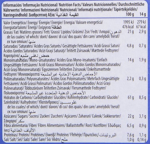 Gullón - Digestive Avena Choc - Galleta integral con avena, trigo y gotas de chocolate negro 425 gr - Pack de 3 (Total 1275 grams)