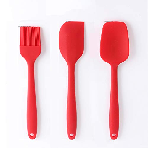 Guoz Utensilios para Hornear de Silicona menaje de Cocina Antiadherente Kit de Herramienta 3,Que no se Rayan Utensilios de Cocina,Juego de Utensilios de Cocina Antiadherente