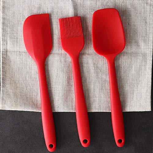 Guoz Utensilios para Hornear de Silicona menaje de Cocina Antiadherente Kit de Herramienta 3,Que no se Rayan Utensilios de Cocina,Juego de Utensilios de Cocina Antiadherente