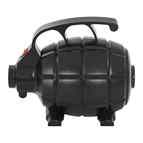 Gymrex Bomba De Aire Eléctrica Inflador para Colchonetas GR-AP1 (Negro, Mango, 4 boquillas, 5 PSI / 0,345 Bar, Potencia: 500 W)