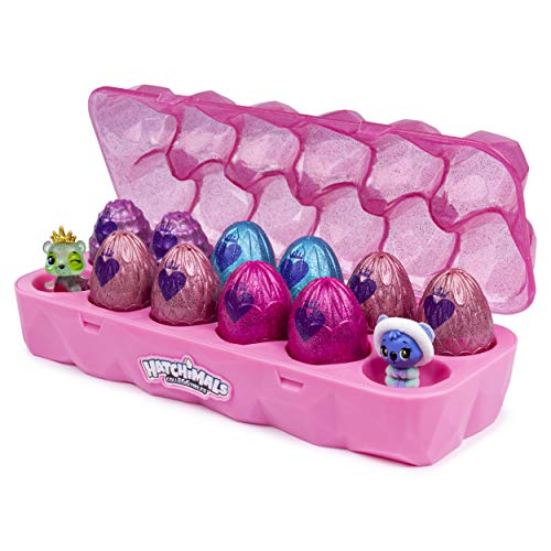 Hatchimals CollEGGgtibles 12 Pack Carton - Season 6 - Kits de figuras de juguete para niños, colores surtidos, 1 unidad