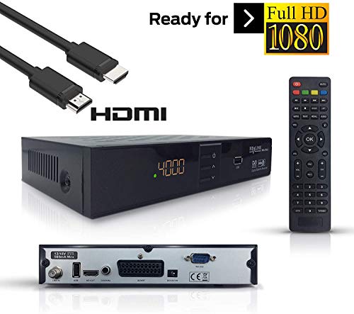 HD Line 310 Sat Receiver – Receptor satélite Digital (HDTV, DVB-S/S2, Full HD 1080p)