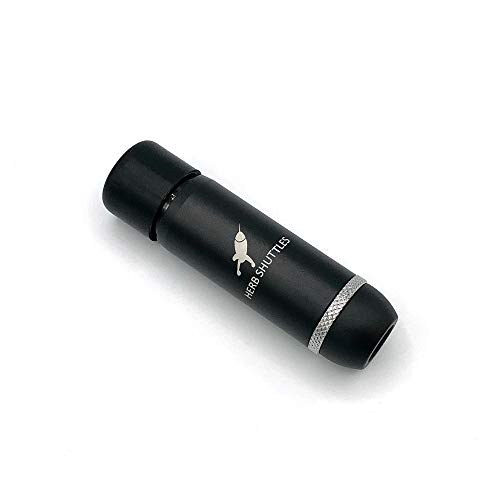 Herb Shuttles MJ420-TT Pipe – pipa de hierbas y tabaco de alta calidad (negro)