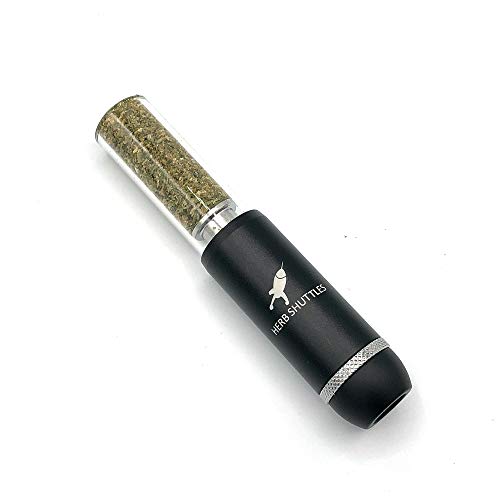 Herb Shuttles MJ420-TT Pipe – pipa de hierbas y tabaco de alta calidad (negro)