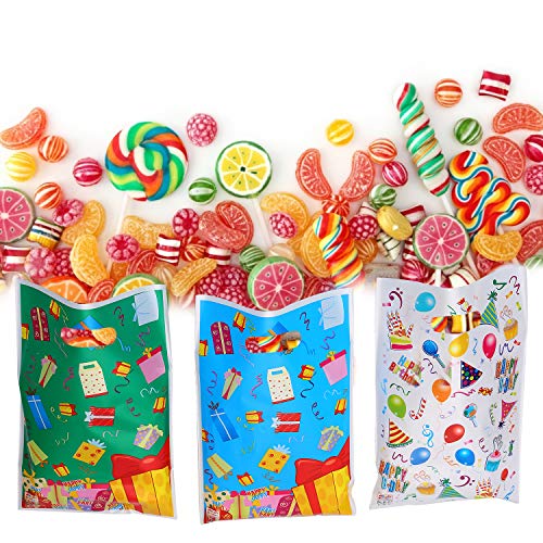 Herefun Bolsa de Regalo, Bolsa de Fiesta Bolsas de Cumpleaños para Fiestas de cumpleaños, Fiestas, Eventos (80 Piezas)