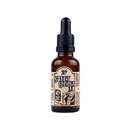 HEY JOE - Beard Oil Nº5 SWEET CHUPA 30ml | Aceite para barba 30ml con ARGÁN, JOJOBA, MACADAMIA y CHUFA. Aroma a LIMÓN Y CANELA