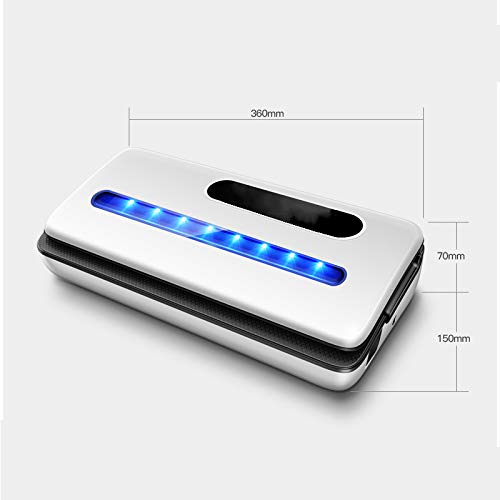 HH1 Vacío de la máquina de Sellado, domésticos y comerciales Blister Sellado de la máquina, la máquina para la conservación de Alimentos, indicador de luz LED, fácil de Limpiar,Negro