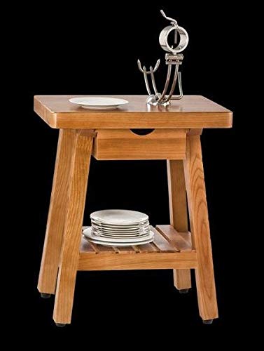 Hidalgo Mesa Jamonera Madera Fresno Natural Afinox con Soporte Primus Giratorio 360º INOX