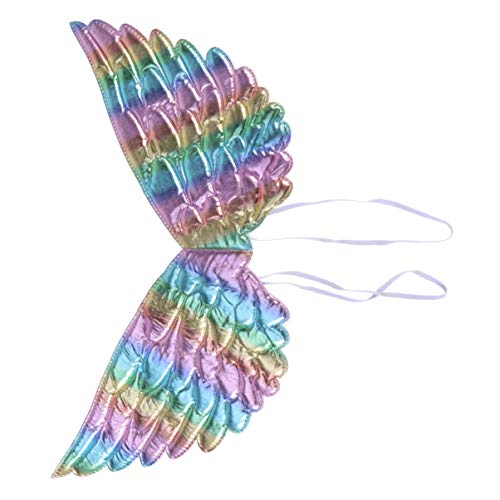 Holibanna alas de ángel niños Disfraces Disfraz de Hadas cinturón elástico Princesa Cosplay Accesorios de Foto (Colorido)