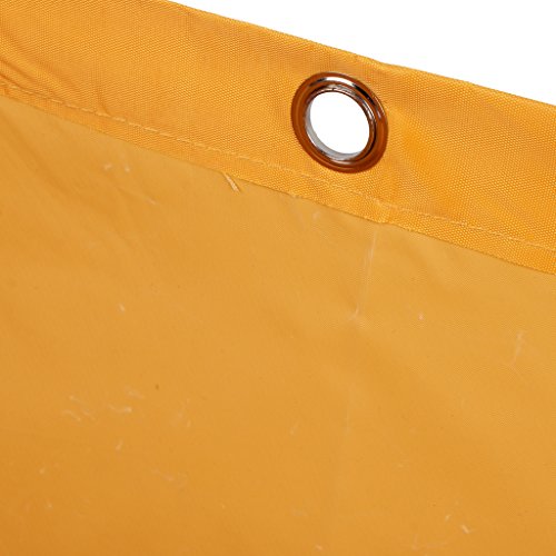 Homyl Bolsa De Limpieza Bolsa Impermeable De Nylon Grueso Reemplazo Bolsa De 35 Galones De Color Amarillo para Carro De Lavandería De Hotel con 6 Ojales De