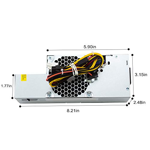 HopTopStar - Fuente de alimentación Compatible con DELL Optiplex 580, 760, 780, 960 (SFF) Systems PW116, FR610, RM112, R224M, WU136, números de Modelo: F235E-00, L235P-01, H235P-00, H235E-00