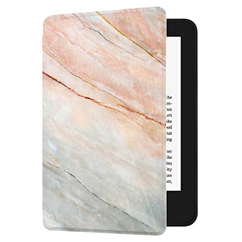 Huasiru Pintura Caso Funda para el Nuevo Kindle (10ª generación - Modelo 2019 - no es aplicable a Kindle Paperwhite o Kindle Oasis) Case Cover, Mármol Rosa