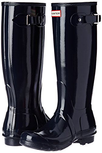 Hunters Original Tall Gloss WFT1000, Botas altas Mujer, Azul, 39 EU