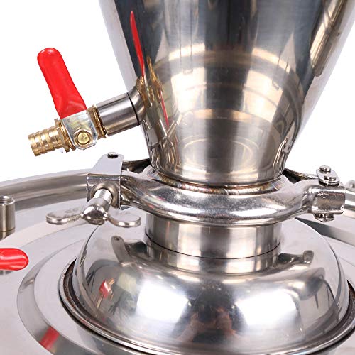 hzexun Destilador Casero Moonshine Still Kit De Alcohol De Agua De Acero Inoxidable Caldera De Vinificación, 20-70L, Astilla (30 Litre)