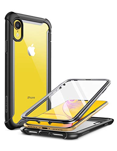 i-Blason Funda iPhone XR [Ares] 360 Grados Case con Protector de Pantalla Integrado Transparente Carcasa para Apple iPhone XR 6.1 2018