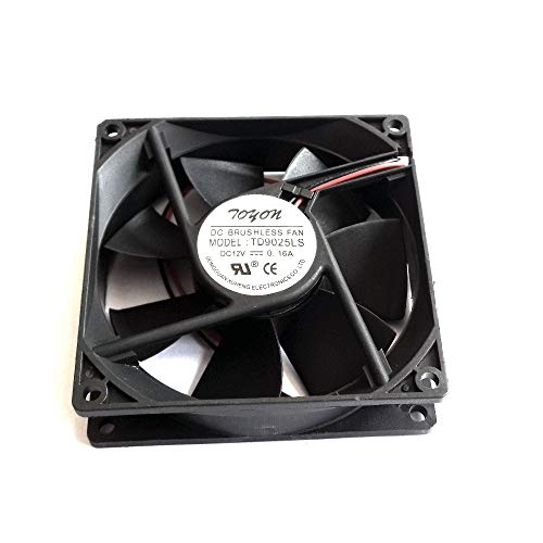 iHaospace TD9025LS 12V 0.16A 2Pin 90 * 90 * 25MM Hydraulic Quiet Cooling Fan