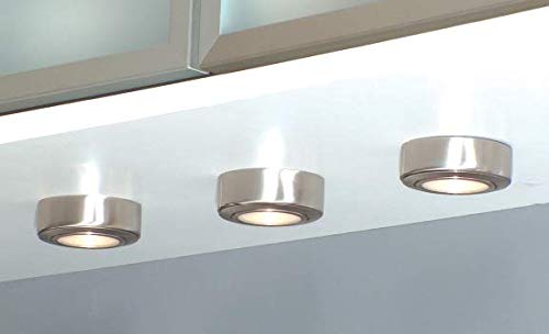 IKM Luz para muebles, Acero inoxidable, blanco neutro, 3er nw edel