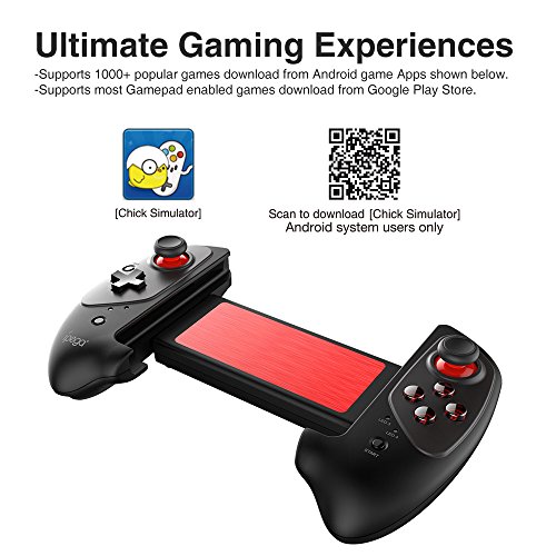 ipega PG-9083S BT Gamepad Inalámbrico Retráctil Control de Juego para Android Smartphone Tableta Win7 Win8 Win10 PC