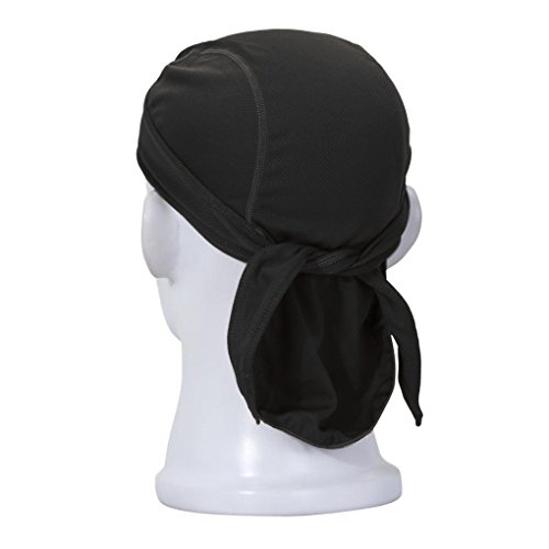 IPENNY Bandana de secado rápido para ciclismo, protección UV, sombrero de pirata, ajustable, transpirable, absorbe la humedad, gorro para correr, gorro, calavera, que absorbe el sudor