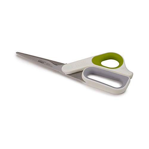 Joseph Joseph PowerGrip Tijeras de Cocina con Agarre Integrado para Pulgar, Multicolor