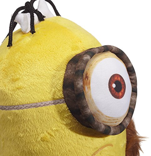 Joy Toy Alegría Juguete 91640 - Minions Caveman Velboa Felpa, 2 Personajes Diferentes, 28 cm