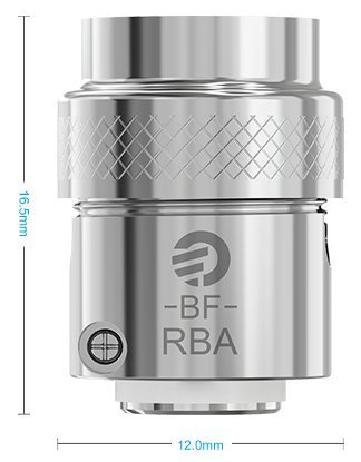 Joyetech - Cabezas Atomizadoras CUBIS BF RBA (rebuildable) Para clearomiseur CUBIS - Sin Tabaco - Sin Nicotina