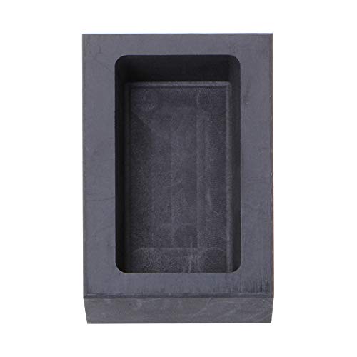 JOYKK Grafito Crisol Lingote Horno Fusión Fundido Fusión 150 g Barra de Oro Moldes Herramientas - Gris Oscuro