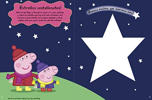 Juega y colorea con Peppa y George (Peppa Pig. Actividades): (Incluye adhesivos)