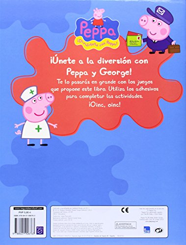 Juega y colorea con Peppa y George (Peppa Pig. Actividades): (Incluye adhesivos)