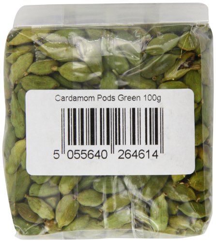 JustIngredients Essential Vainas de Cardamomo Verde 100 gr