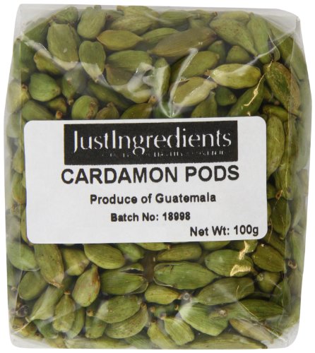 JustIngredients Essential Vainas de Cardamomo Verde 100 gr