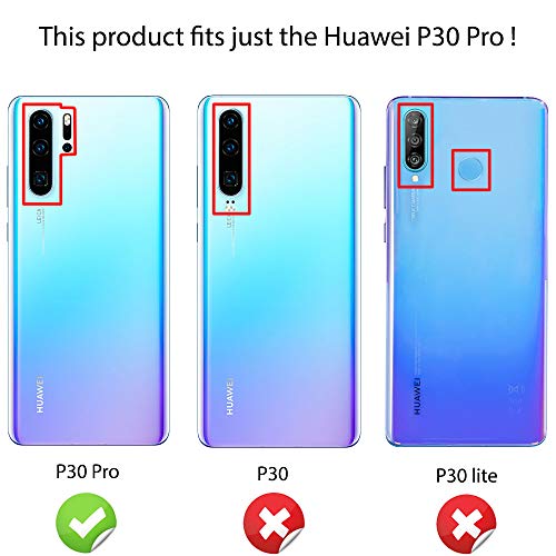 Kaliroo Funda 360 Grados Compatible con Huawei P30 Pro, de Silicona Completa, Funda para teléfono móvil, Cubierta Funda para Parte Delantera y Trasera, protección Completa de TPU – Transparente