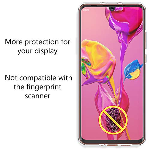 Kaliroo Funda 360 Grados Compatible con Huawei P30 Pro, de Silicona Completa, Funda para teléfono móvil, Cubierta Funda para Parte Delantera y Trasera, protección Completa de TPU – Transparente