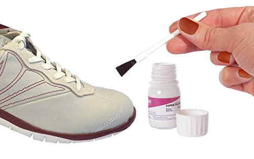 Kaps Tinte con Imprimación para Zapatos y Bolsos Textiles Y de Cuero Natural Y Sintético, Super Color And Preparer, 70 Colores (114 - gris claro)