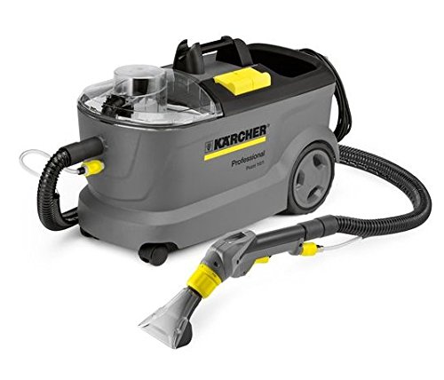 Kärcher Puzzi 10/1 - Aspiradora (1250 W, Agua, Húmedo, Profesional), Negro/Amarillo