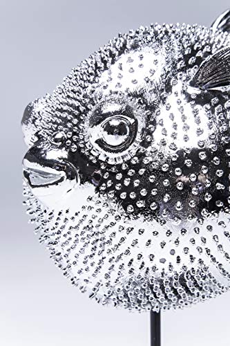 Kare Figura Decorativa, Blowfish, Plata, 28.5 x 16 x 23.5 cm