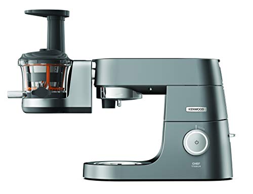 Kenwood KAX720PL Slow Juicer - Accesorio para robot de cocina Kenwood, licuadora eléctrica con depósito de 400 ml y función antigoteo