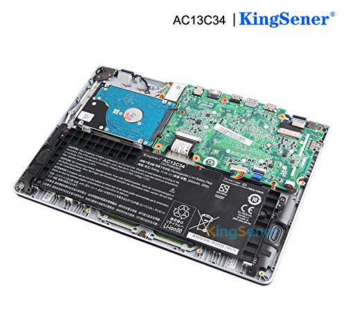 KingSener AC13C34 2640 mAh batería para ordenador portátil ACER Aspire V5 – 122P E3 – 111 E3 – 112 serie KT. 00303.005 31 CP5/60/80 incluye 2 años de garantía