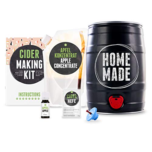 Kit para elaborar tu propio Cider de Manzana en casa - Lista para beber en sólo siete días - Un regalo perfecto