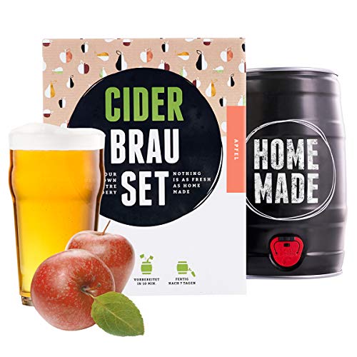 Kit para elaborar tu propio Cider de Manzana en casa - Lista para beber en sólo siete días - Un regalo perfecto