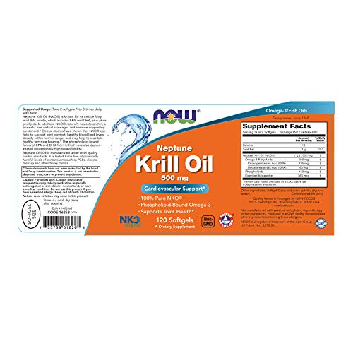 Krill Oil Neptuno 500mg - 120 softgels