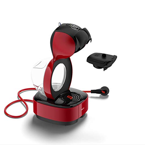 Krups Dolce Gusto Lumio KP1305 - Cafetera de cápsulas, 15 bares de presión, color rojo (Reacondicionado)