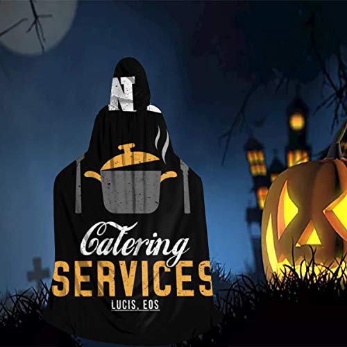 KUKHKU Ignis Catering Services Final Fantasy XV Capa con Capucha Unisex para niños, para Halloween, decoración de Fiestas, Disfraces de Cosplay